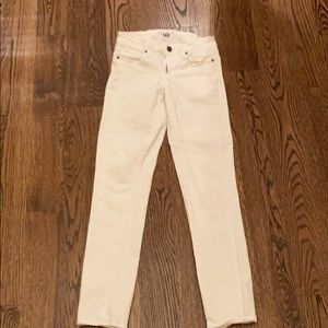 White, straight leg Paige jeans